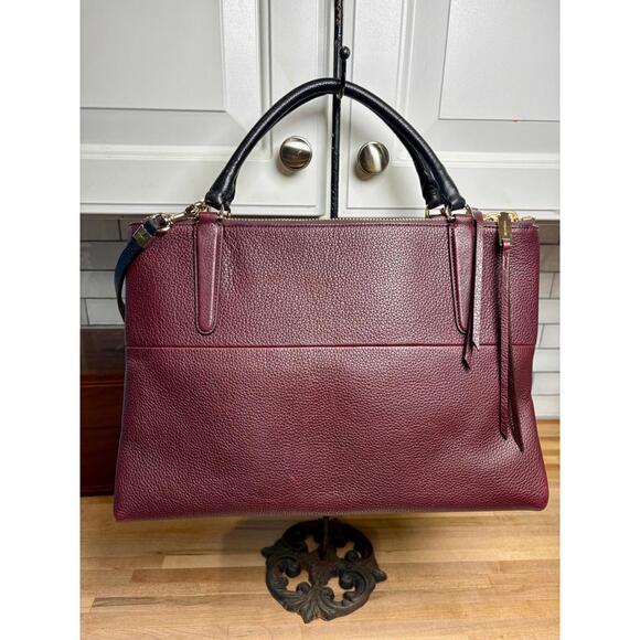 Coach Weekend Borough Bag - Oxblood NWT - Picture 4 of 7